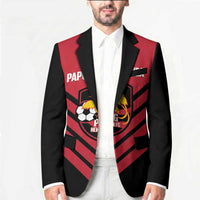 Hekari Papua New Guinea Football Custom Blazer Go PNG Red Army LT14 - Polynesian Pride