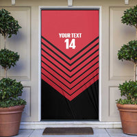 Hekari Papua New Guinea Football Custom Door Cover Go PNG Red Army