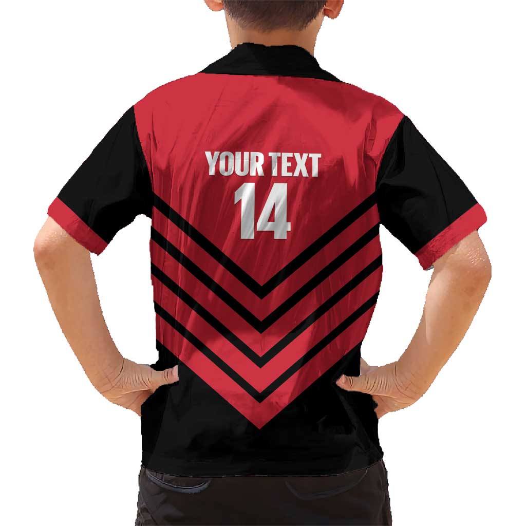 Hekari Papua New Guinea Football Custom Hawaiian Shirt Go PNG Red Army