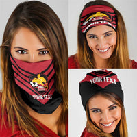 Hekari Papua New Guinea Football Custom Neck Gaiter Go PNG Red Army LT14 - Polynesian Pride