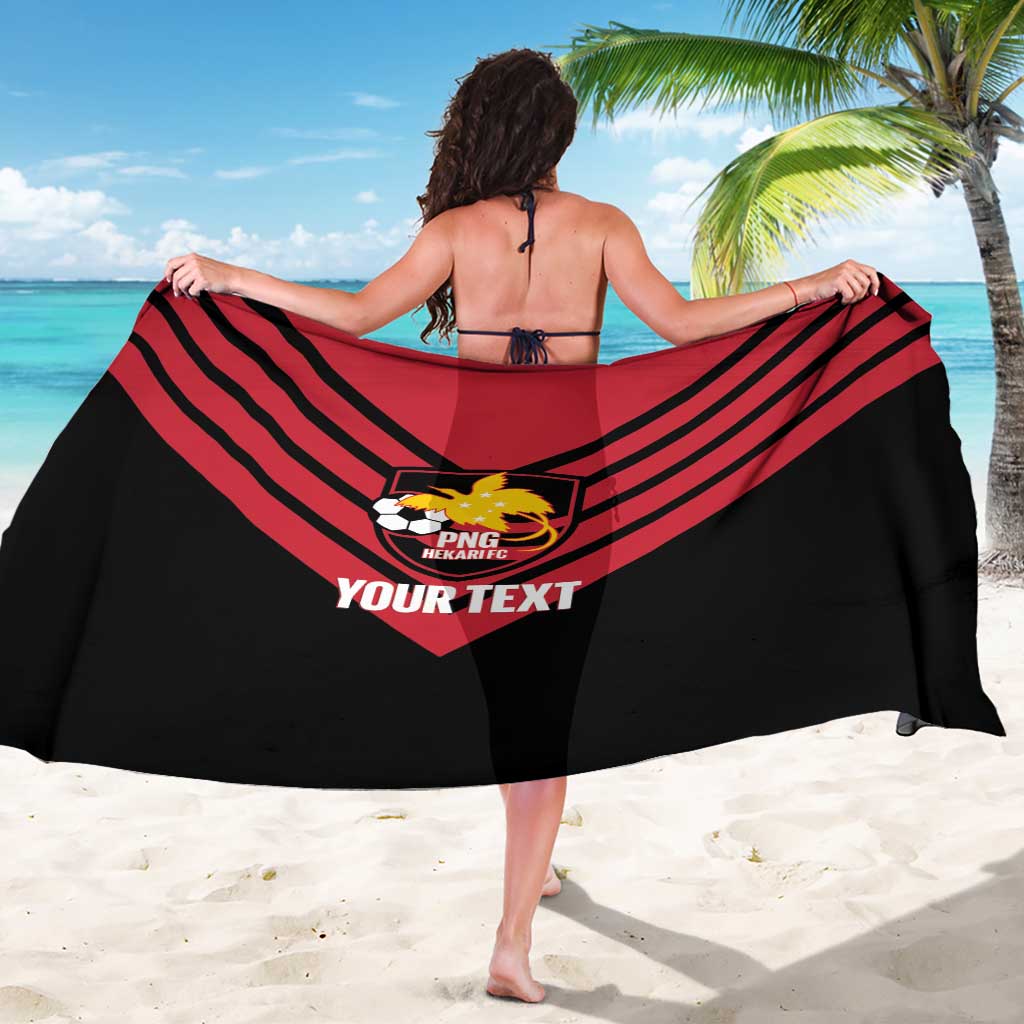 Hekari Papua New Guinea Football Custom Sarong Go PNG Red Army LT14 - Polynesian Pride