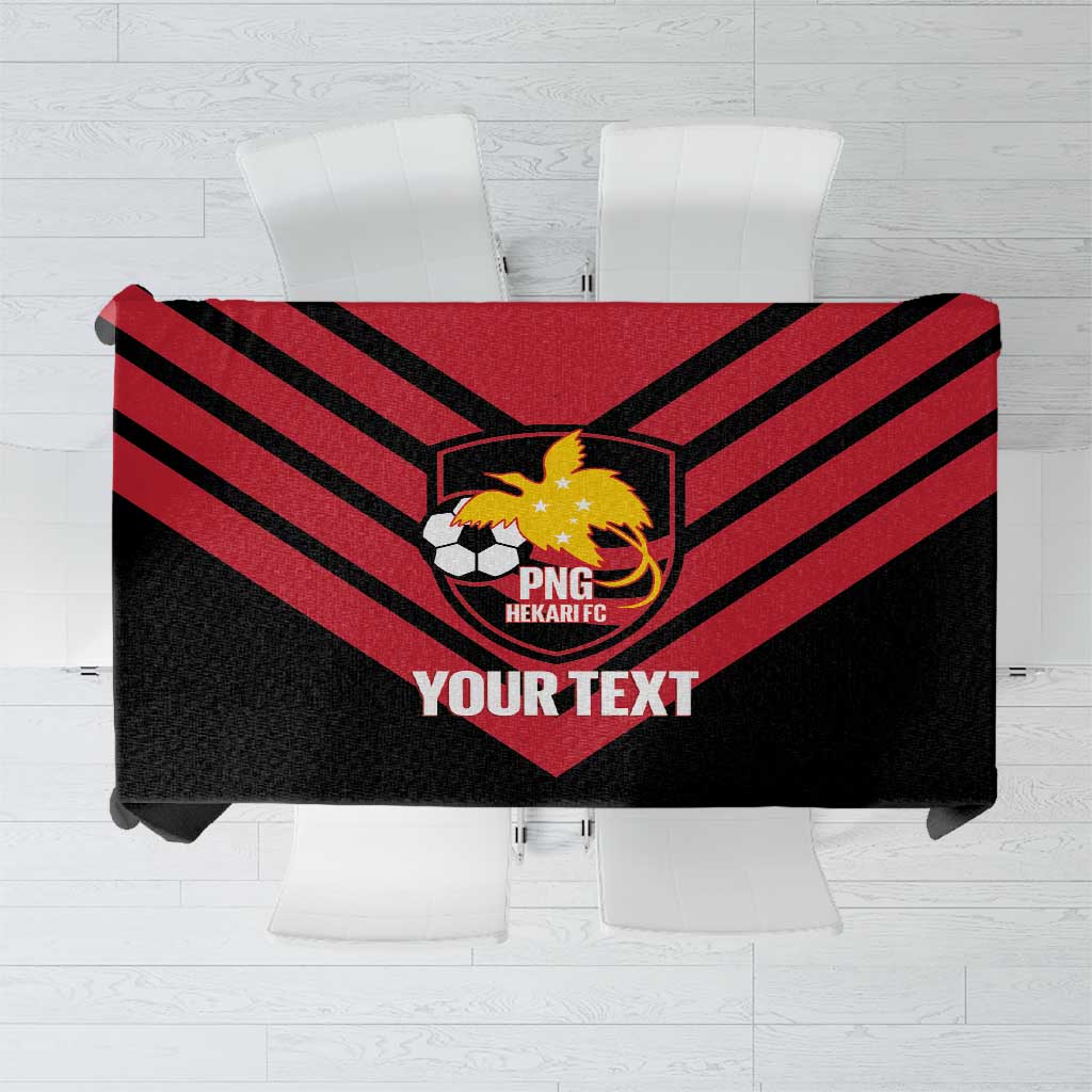 Hekari Papua New Guinea Football Custom Tablecloth Go PNG Red Army LT14 Red - Polynesian Pride