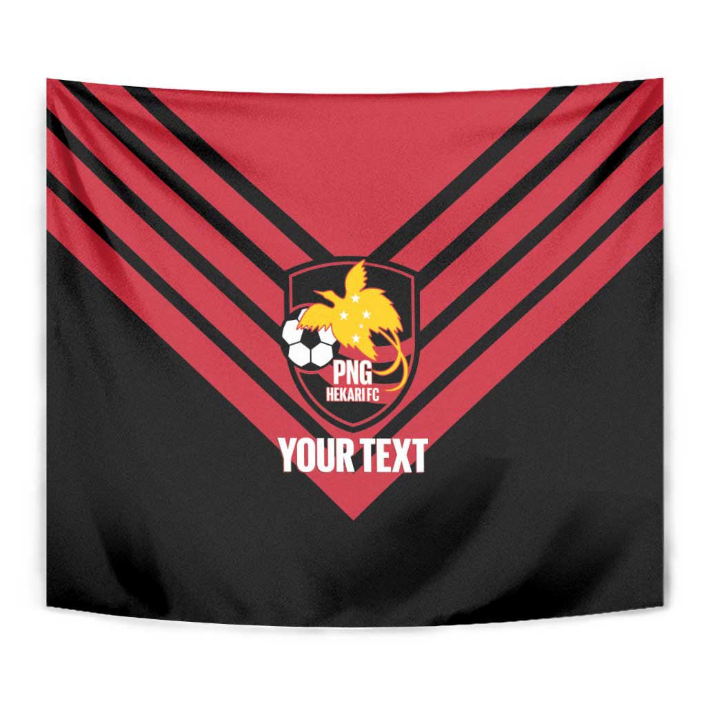 Hekari Papua New Guinea Football Custom Tapestry Go PNG Red Army LT14 - Polynesian Pride