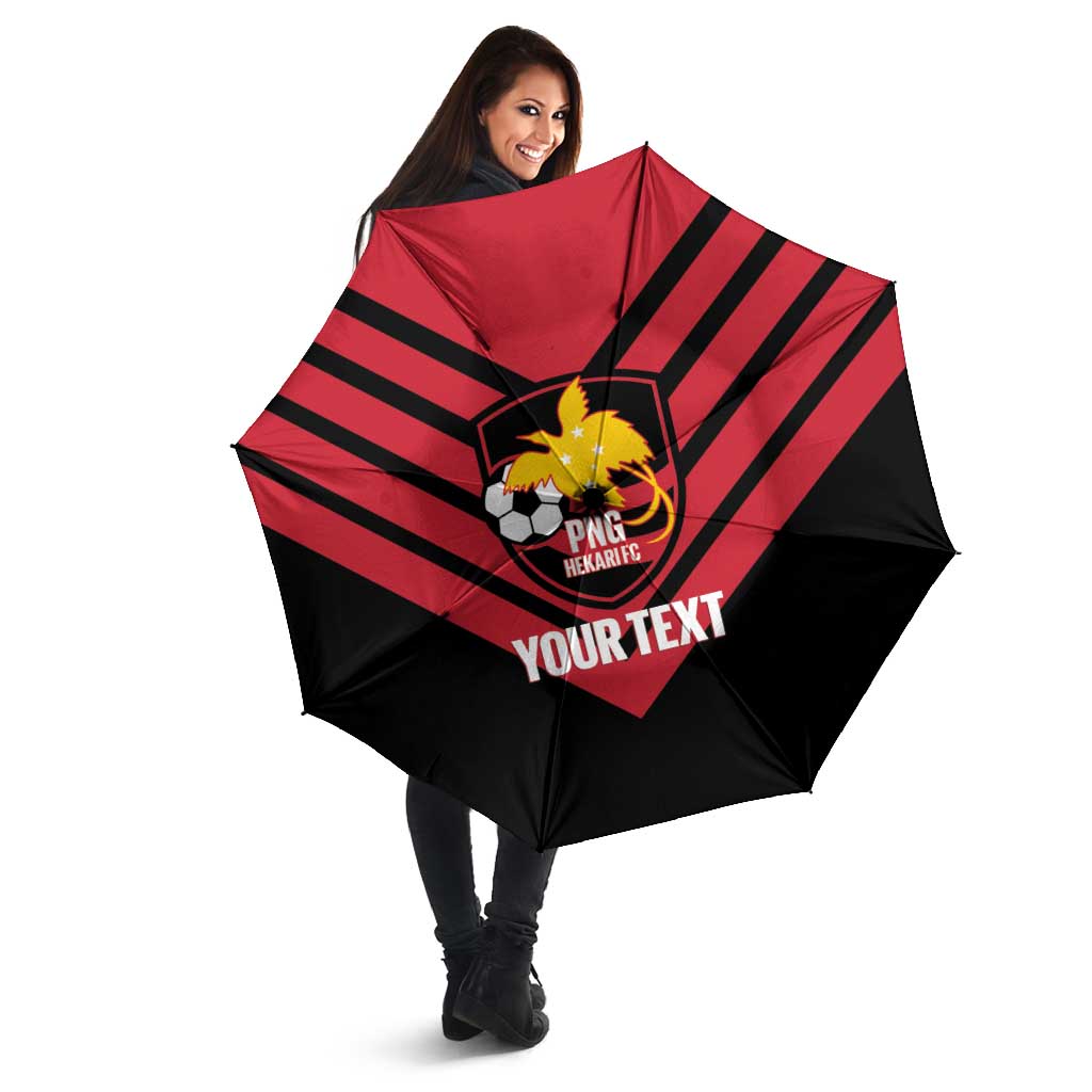 Hekari Papua New Guinea Football Custom Umbrella Go PNG Red Army