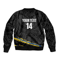 Kings Solomon Islands Football Custom Bomber Jacket Come On Solomons Polynesian Grunge Style