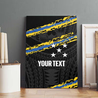 Kings Solomon Islands Football Custom Canvas Wall Art Come On Solomons Polynesian Grunge Style LT14 - Polynesian Pride