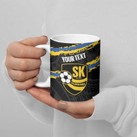 Kings Solomon Islands Football Custom Ceramic Mug Come On Solomons Polynesian Grunge Style LT14 - Polynesian Pride