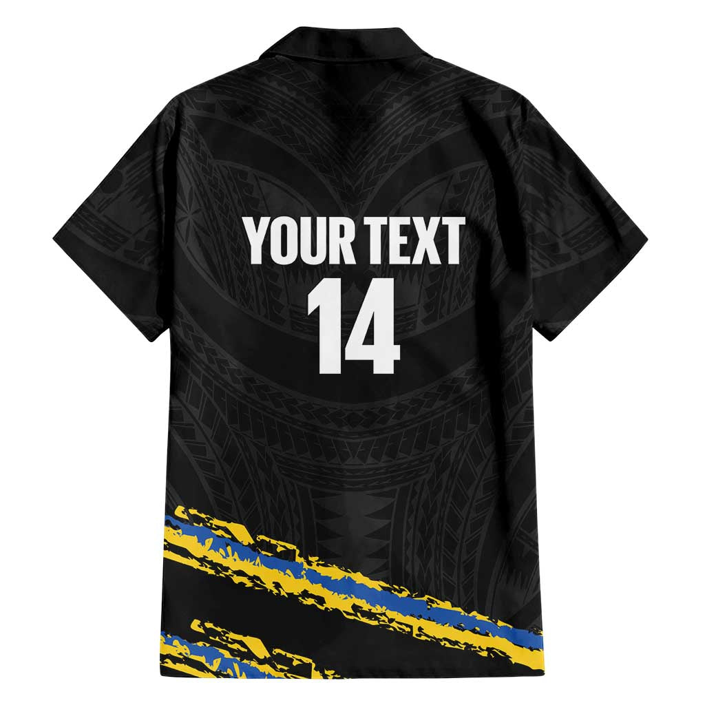 Kings Solomon Islands Football Custom Family Matching Off The Shoulder Long Sleeve Dress and Hawaiian Shirt Come On Solomons Polynesian Grunge Style