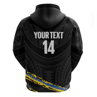 Kings Solomon Islands Football Custom Hoodie Come On Solomons Polynesian Grunge Style LT14 - Polynesian Pride