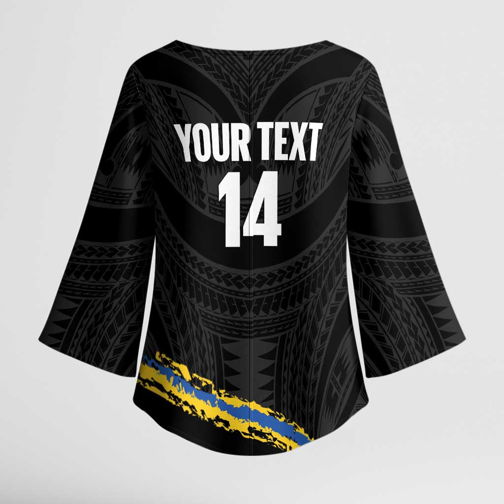 Kings Solomon Islands Football Custom Kimono Sleeve Blouse Come On Solomons Polynesian Grunge Style