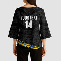 Kings Solomon Islands Football Custom Kimono Sleeve Blouse Come On Solomons Polynesian Grunge Style
