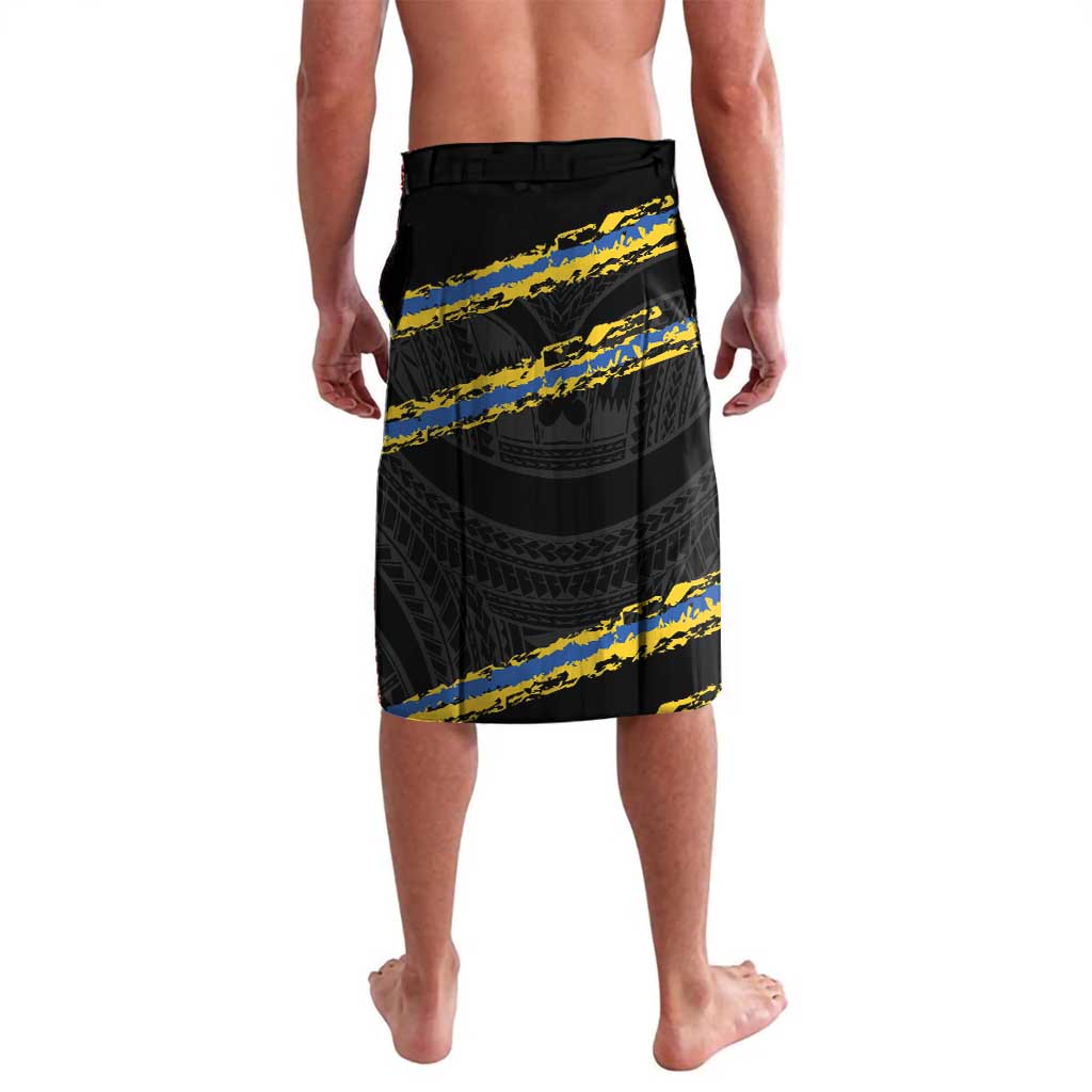 Kings Solomon Islands Football Custom Lavalava Come On Solomons Polynesian Grunge Style LT14 - Polynesian Pride