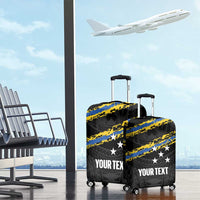 Kings Solomon Islands Football Custom Luggage Cover Come On Solomons Polynesian Grunge Style LT14 - Polynesian Pride