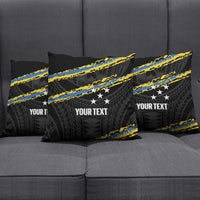 Kings Solomon Islands Football Custom Pillow Cover Come On Solomons Polynesian Grunge Style LT14 - Polynesian Pride