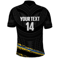 Kings Solomon Islands Football Custom Polo Shirt Come On Solomons Polynesian Grunge Style LT14 - Polynesian Pride
