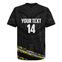 Kings Solomon Islands Football Custom Rugby Jersey Come On Solomons Polynesian Grunge Style LT14 - Polynesian Pride