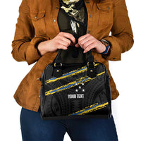 Kings Solomon Islands Football Custom Shoulder Handbag Come On Solomons Polynesian Grunge Style LT14 - Polynesian Pride