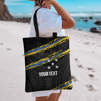 Kings Solomon Islands Football Custom Tote Bag Come On Solomons Polynesian Grunge Style LT14 - Polynesian Pride