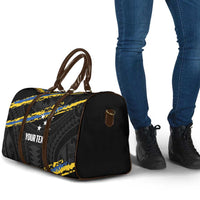 Kings Solomon Islands Football Custom Travel Bag Come On Solomons Polynesian Grunge Style