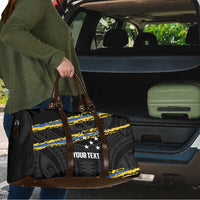 Kings Solomon Islands Football Custom Travel Bag Come On Solomons Polynesian Grunge Style