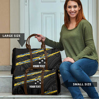 Kings Solomon Islands Football Custom Travel Bag Come On Solomons Polynesian Grunge Style