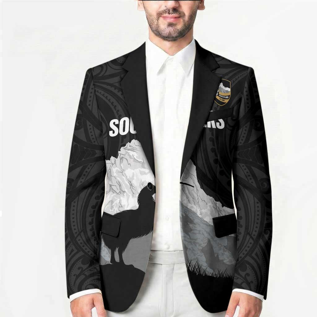 New Zealand South Island Football Custom Blazer Aoraki Mount Cook With Kiwi Maori Pattern LT14 - Polynesian Pride
