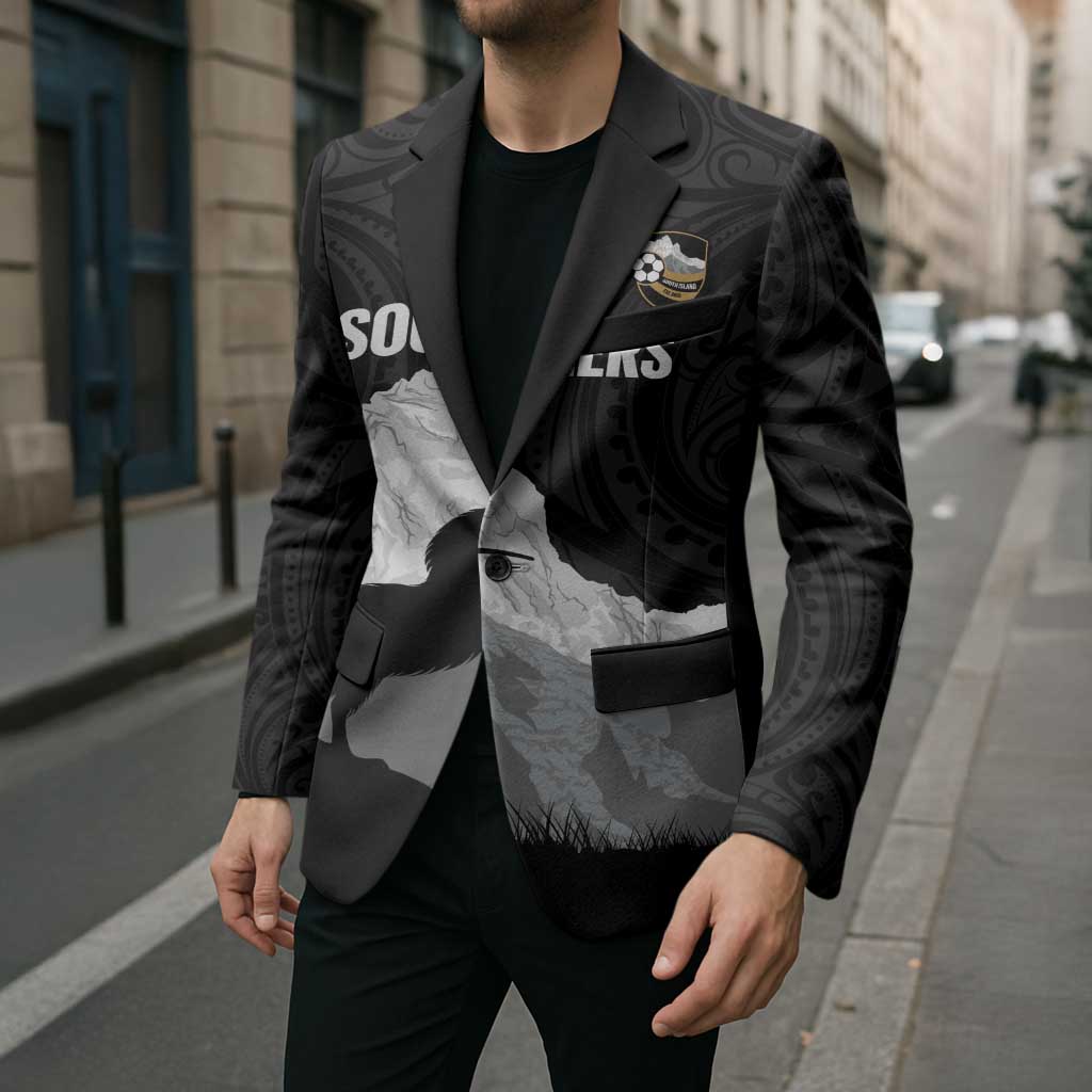 New Zealand South Island Football Custom Blazer Aoraki Mount Cook With Kiwi Maori Pattern LT14 - Polynesian Pride