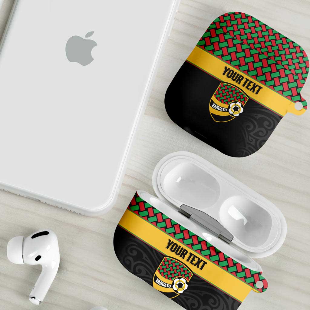 Vanuatu Football Custom AirPods Case Go Chiefs Basket-weave Pattern LT14 - Polynesian Pride