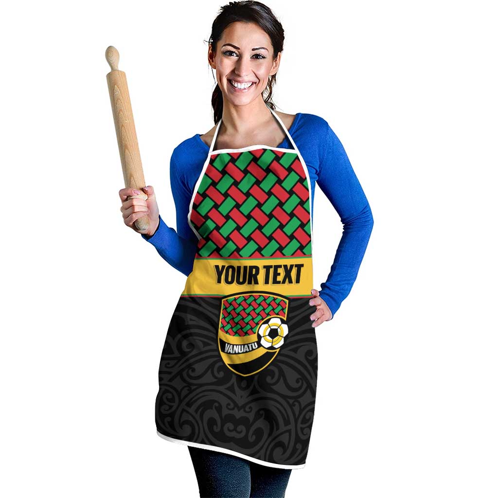 Vanuatu Football Custom Apron Go Chiefs Basket-weave Pattern