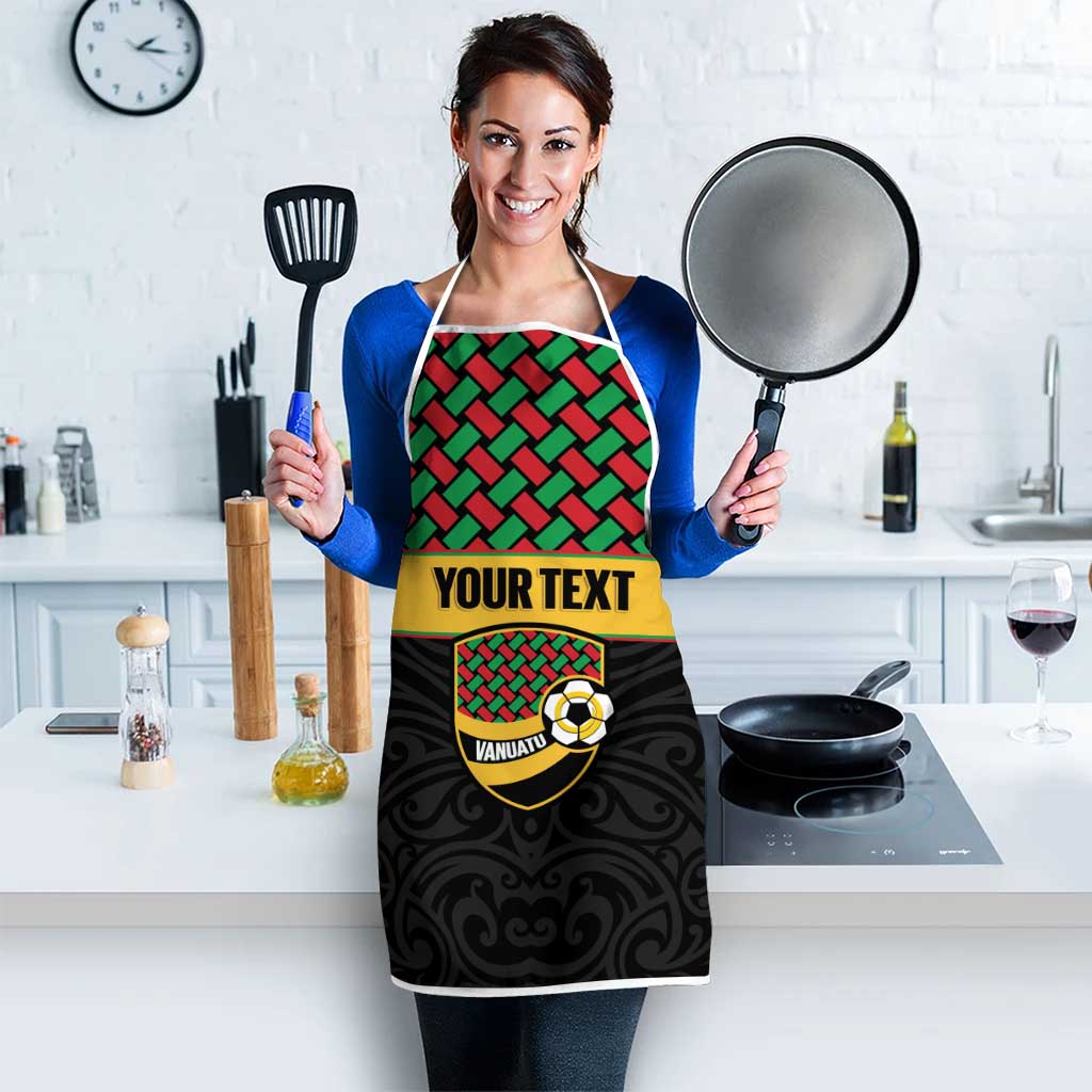 Vanuatu Football Custom Apron Go Chiefs Basket-weave Pattern