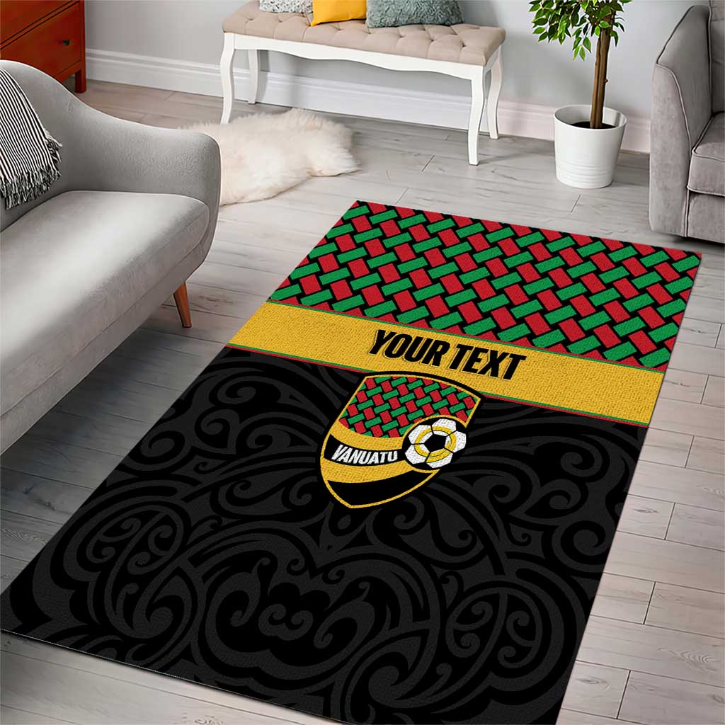 Vanuatu Football Custom Area Rug Go Chiefs Basket-weave Pattern LT14 - Polynesian Pride