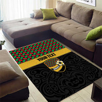 Vanuatu Football Custom Area Rug Go Chiefs Basket-weave Pattern LT14 - Polynesian Pride