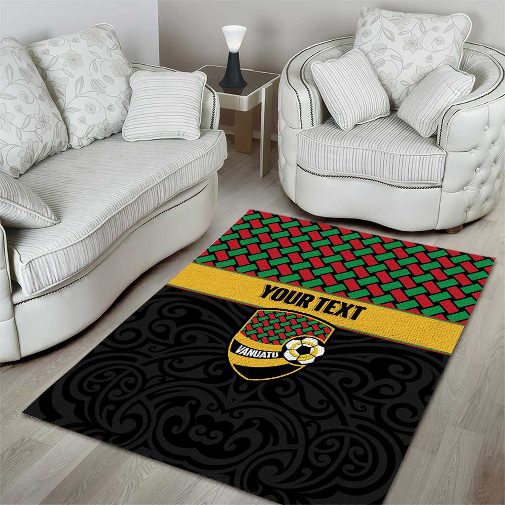 Vanuatu Football Custom Area Rug Go Chiefs Basket-weave Pattern LT14 - Polynesian Pride