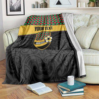 Vanuatu Football Custom Blanket Go Chiefs Basket-weave Pattern