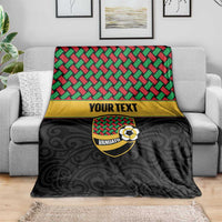 Vanuatu Football Custom Blanket Go Chiefs Basket-weave Pattern