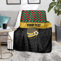 Vanuatu Football Custom Blanket Go Chiefs Basket-weave Pattern