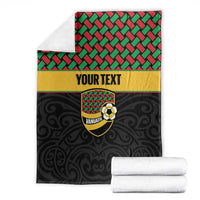 Vanuatu Football Custom Blanket Go Chiefs Basket-weave Pattern