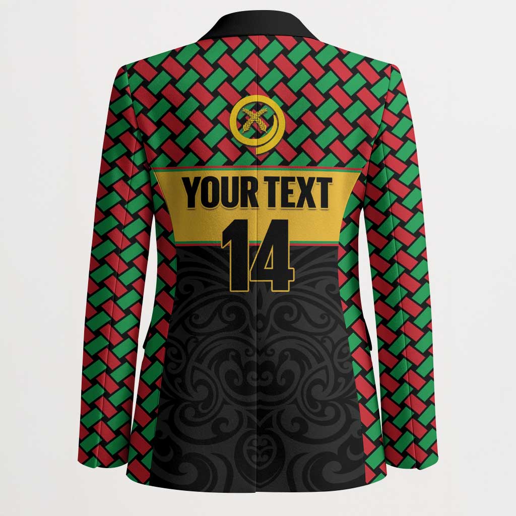 Vanuatu Football Custom Blazer Go Chiefs Basket-weave Pattern LT14 - Polynesian Pride