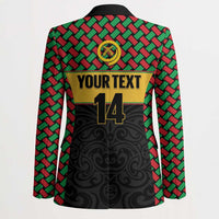 Vanuatu Football Custom Blazer Go Chiefs Basket-weave Pattern LT14 - Polynesian Pride