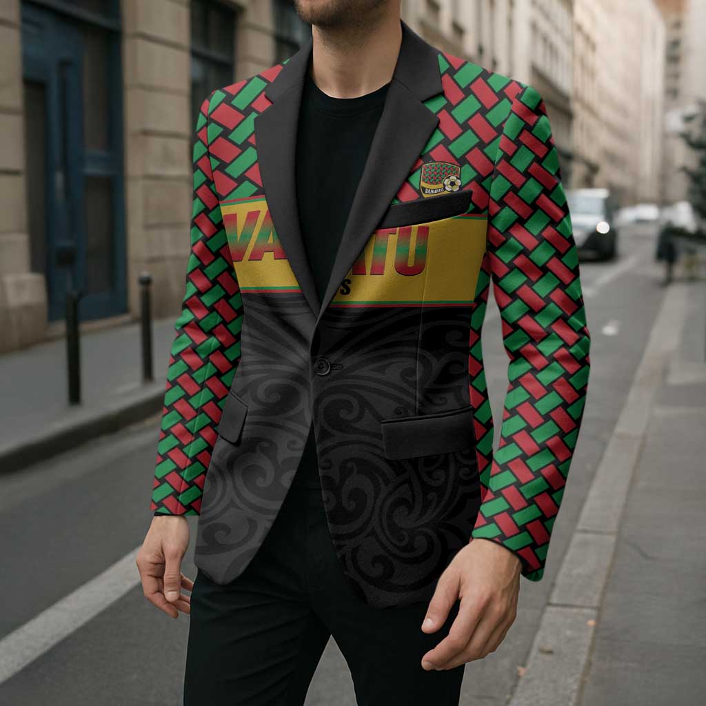 Vanuatu Football Custom Blazer Go Chiefs Basket-weave Pattern LT14 - Polynesian Pride