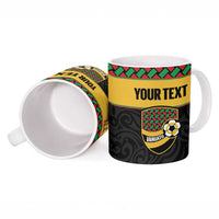 Vanuatu Football Custom Ceramic Mug Go Chiefs Basket-weave Pattern LT14 - Polynesian Pride