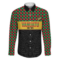 Vanuatu Football Custom Family Matching Tank Maxi Dress and Hawaiian Shirt Go Chiefs Basket-weave Pattern