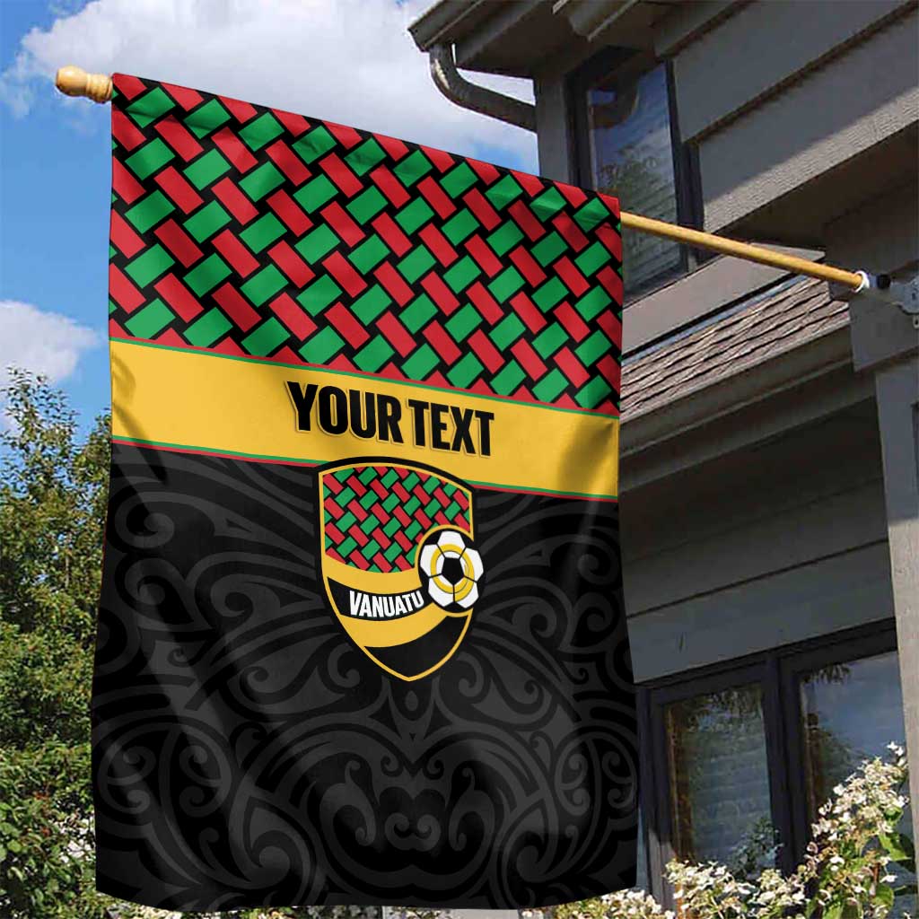Vanuatu Football Custom Garden Flag Go Chiefs Basket-weave Pattern LT14 - Polynesian Pride