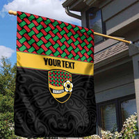 Vanuatu Football Custom Garden Flag Go Chiefs Basket-weave Pattern LT14 - Polynesian Pride