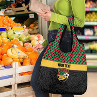 Vanuatu Football Custom Grocery Bag Go Chiefs Basket-weave Pattern LT14 - Polynesian Pride