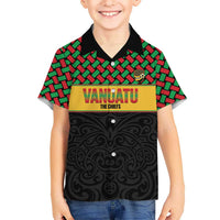 Vanuatu Football Custom Hawaiian Shirt Go Chiefs Basket-weave Pattern