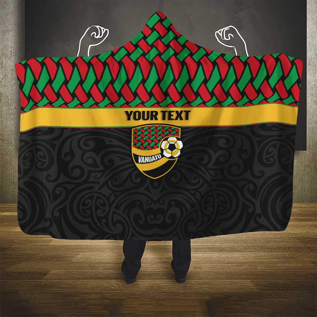 Vanuatu Football Custom Hooded Blanket Go Chiefs Basket-weave Pattern LT14 - Polynesian Pride