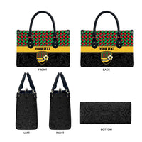 Vanuatu Football Custom Leather Bag Go Chiefs Basket-weave Pattern LT14 - Polynesian Pride