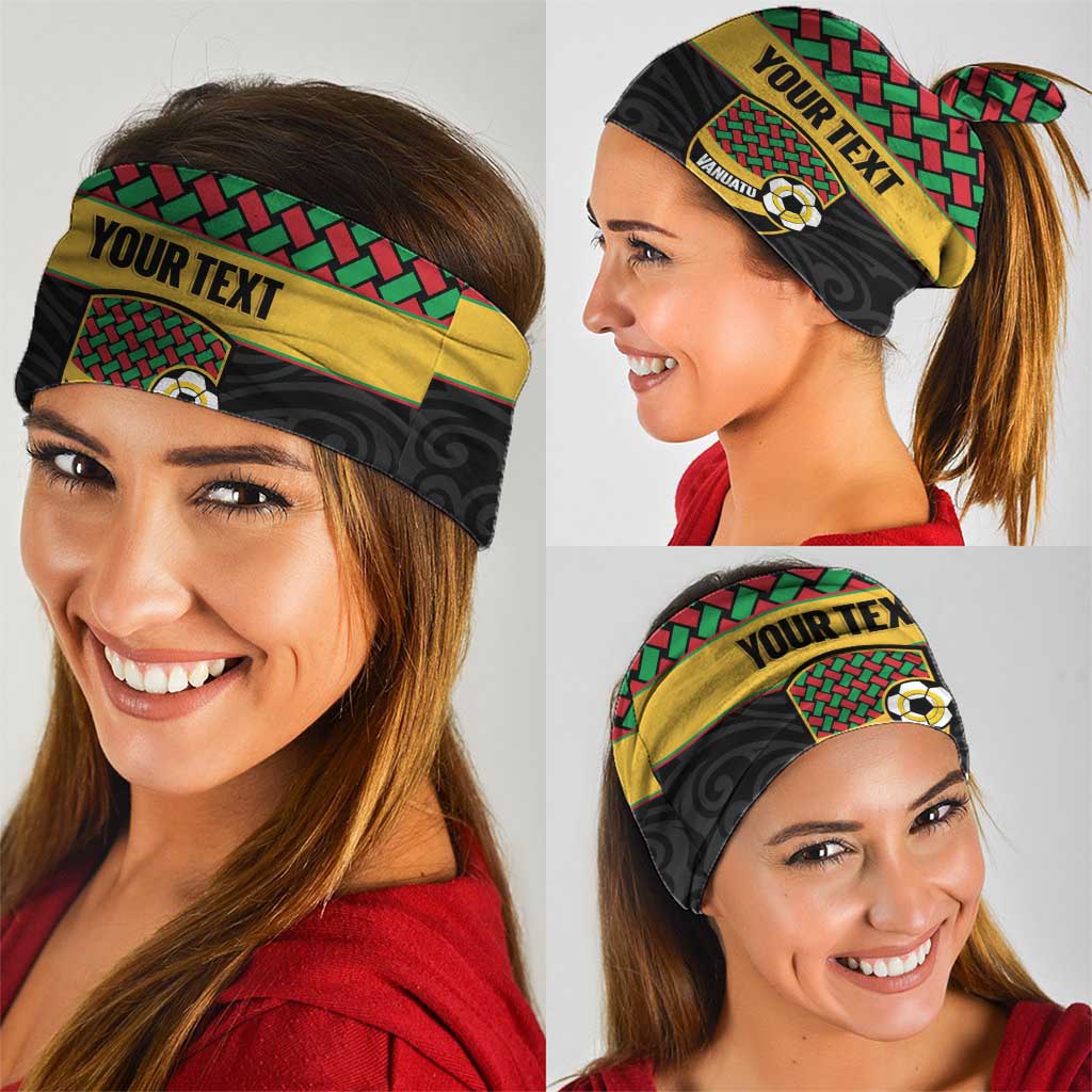 Vanuatu Football Custom Neck Gaiter Go Chiefs Basket-weave Pattern LT14 - Polynesian Pride