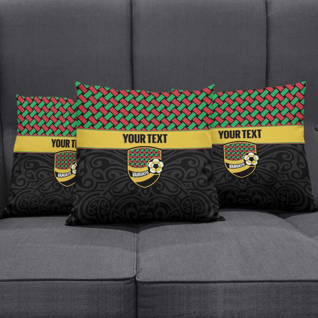 Vanuatu Football Custom Pillow Cover Go Chiefs Basket-weave Pattern LT14 - Polynesian Pride
